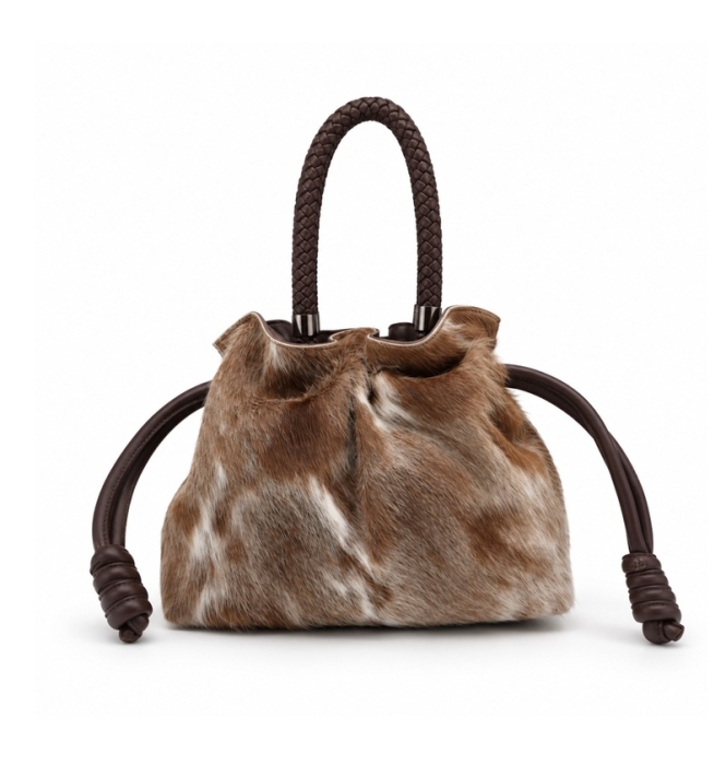 MARLOW LE SAC SHERPA BROWN&WHITE